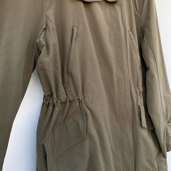 Loft Army Green Drawstring Utility Jacket womens size L - Picture 10 of 10